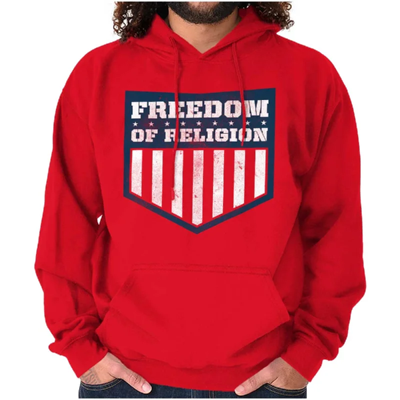 Sophisticated Edge Freedom of Religion Hoodie