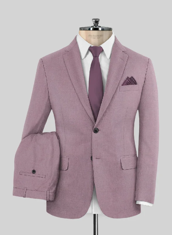 Urban Sportswear Caccioppoli Sun Dream Oriental Pink Wool Silk Suit