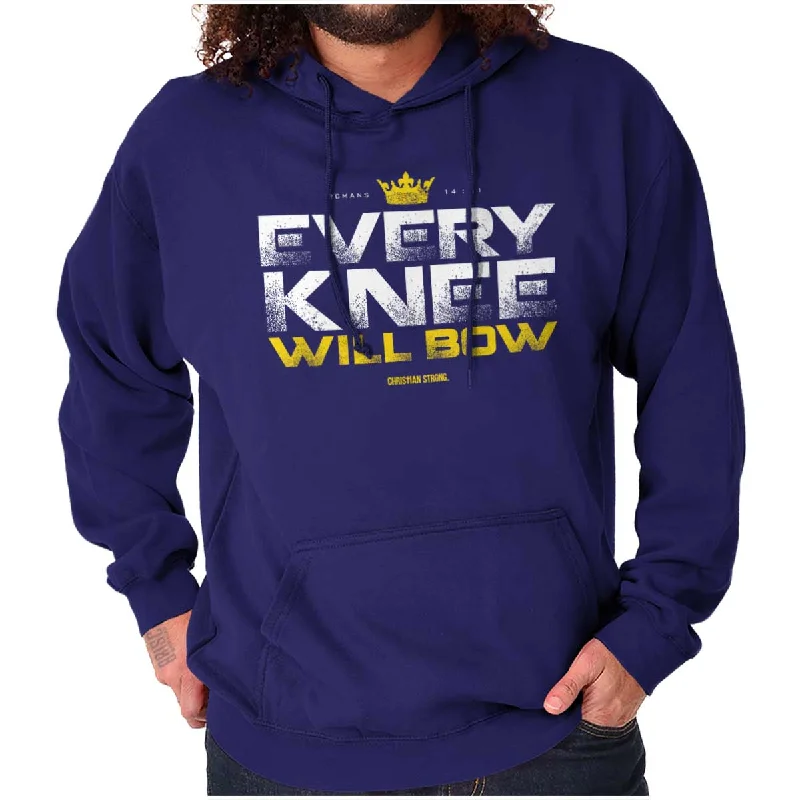 Urban Layered Every Knee Will Bow Crown Hoodie