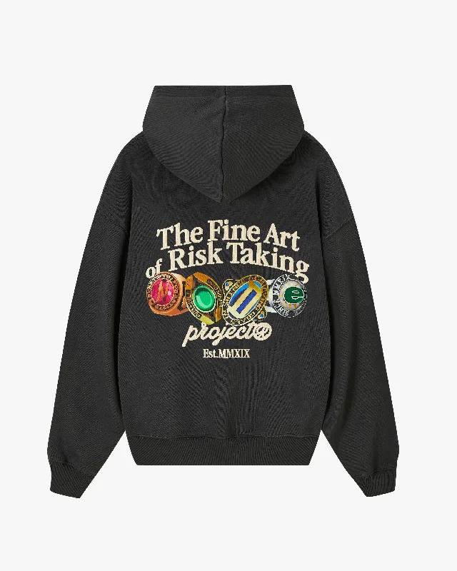 Contemporary Basics FINE ART HOODIE ASH