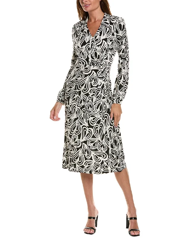 Relaxed Prints Look Fresh and natural College style Diane von Furstenberg Bogna Wool-Blend Midi Dress