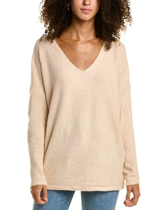 Joan Vass Dropped-Shoulder Sweater