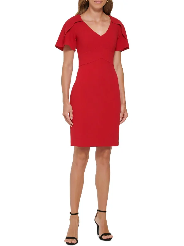 Tailored Rugged Trendy and casual New products Womens Office Mini Sheath Dress