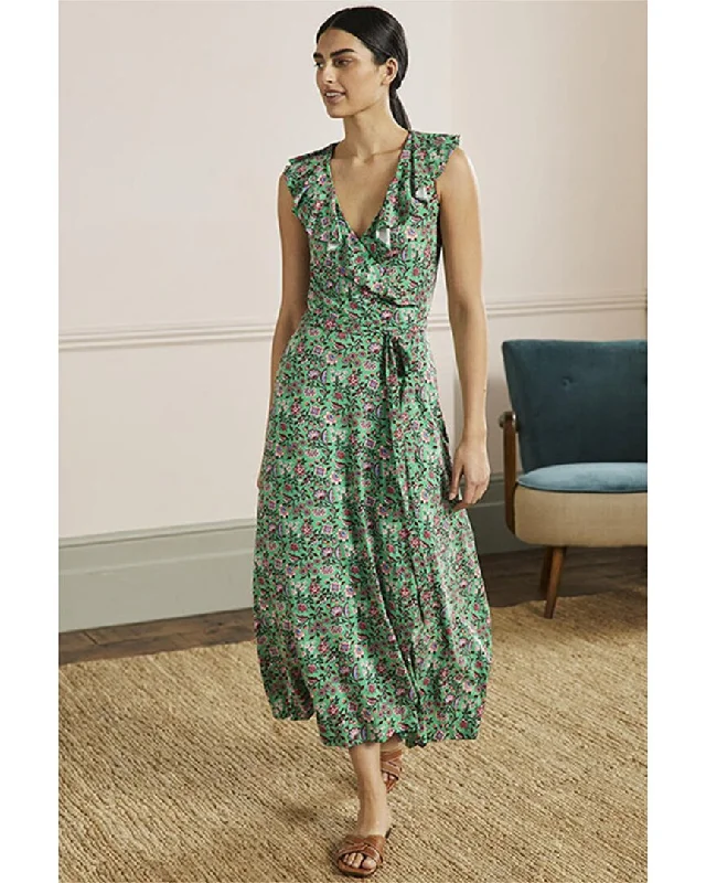 Sleek Weekend Boden Saskia Wrap Jersey Maxi Dress