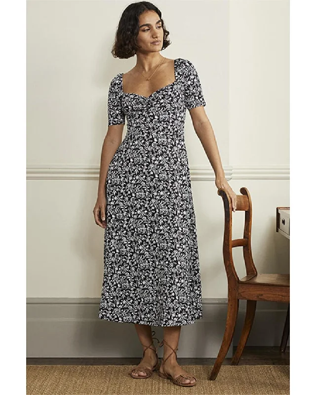 High-End Street Boden Sweetheart Jersey Midi Dress