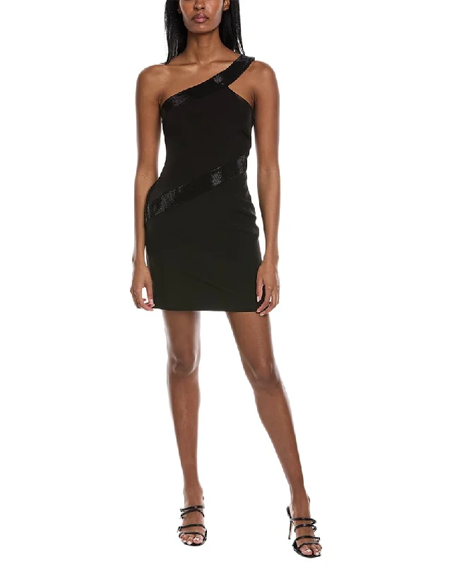 Sporty Fit Look Halston Auriel Mini Dress