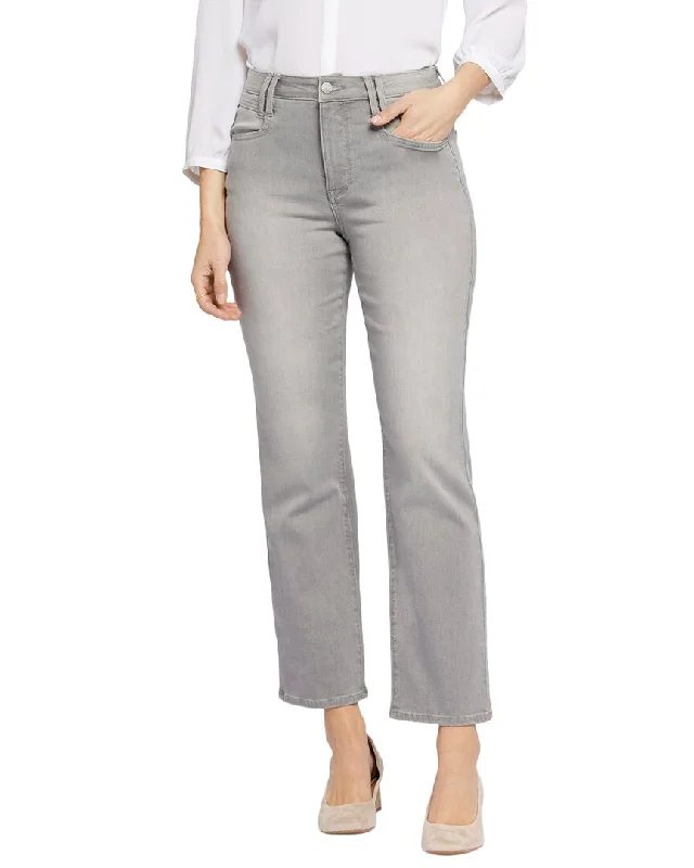 NYDJ Petites Relaxed Square Pockets Hamstead Ankle Jean