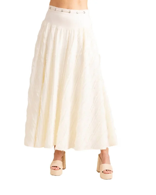 Edith Skirt In White