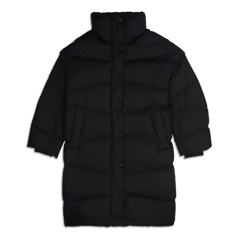 Long Oversized Down Jacket - Resale