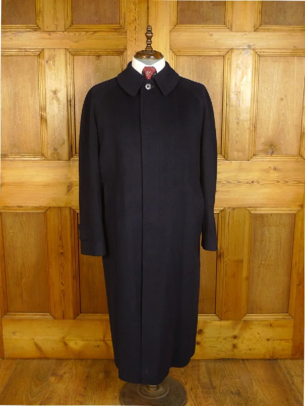 24/1115 fabulous deadstock west country clothing (invertere) full-length 100% cashmere raglan country coat overcoat 43-45