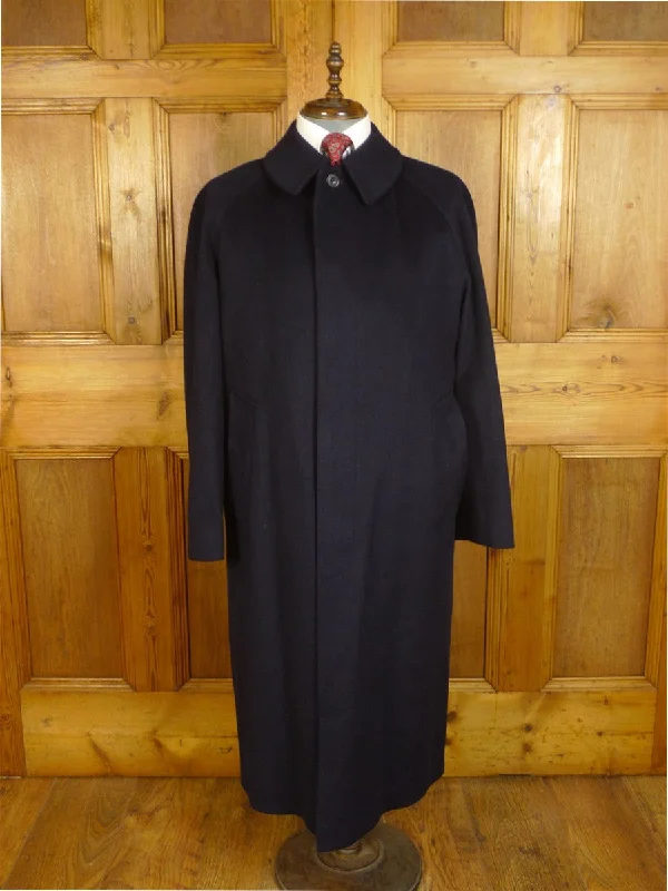 24/1116 fabulous deadstock west country clothing (invertere) full-length 100% cashmere raglan country coat overcoat 43-45