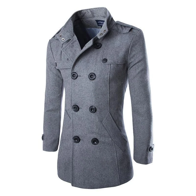 Winter Trench Coat For Men