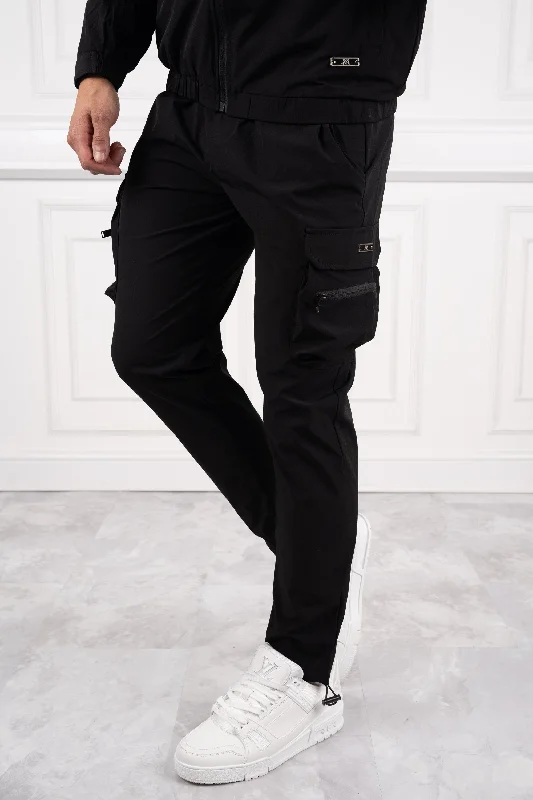 Fashionable Classics Sport Chic Modern Coats Aragon V2 Technical Cargo Pants - Black