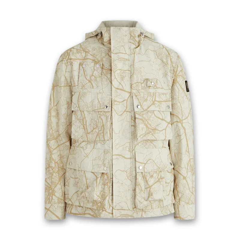 Belstaff - Castmaster Map Parka in Shell/Dark Sandstone