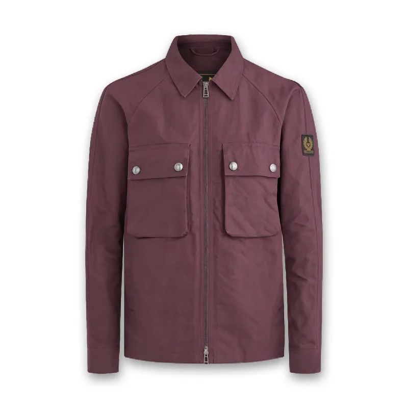 Belstaff - Hedger Overshirt in Aubergine