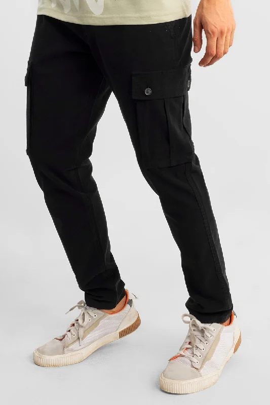 Brawny Black Cargo Pant