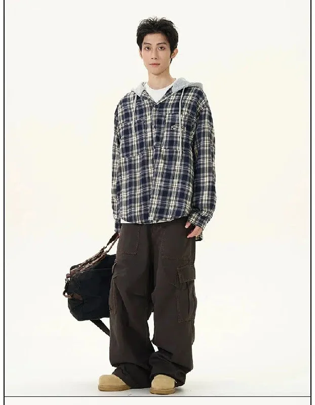 Faded Oversized Pocket Cargo Pants