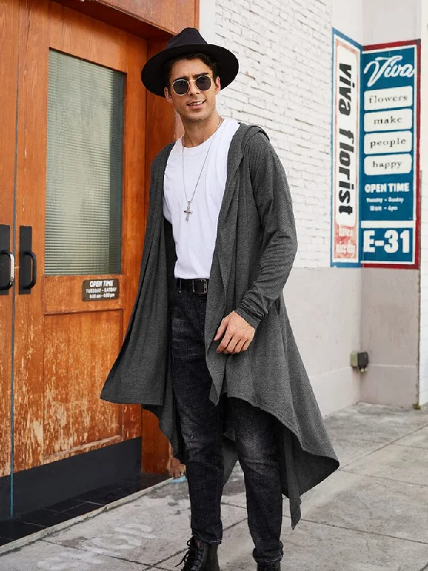 Casual Lightweight Hooded Cardigan (US Only)