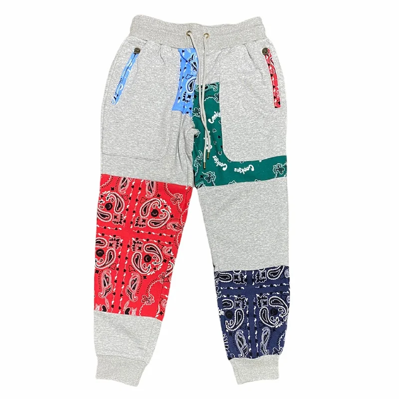 Cookies Level Up Bandana Sweatpants (Heather Grey) 1552B5067