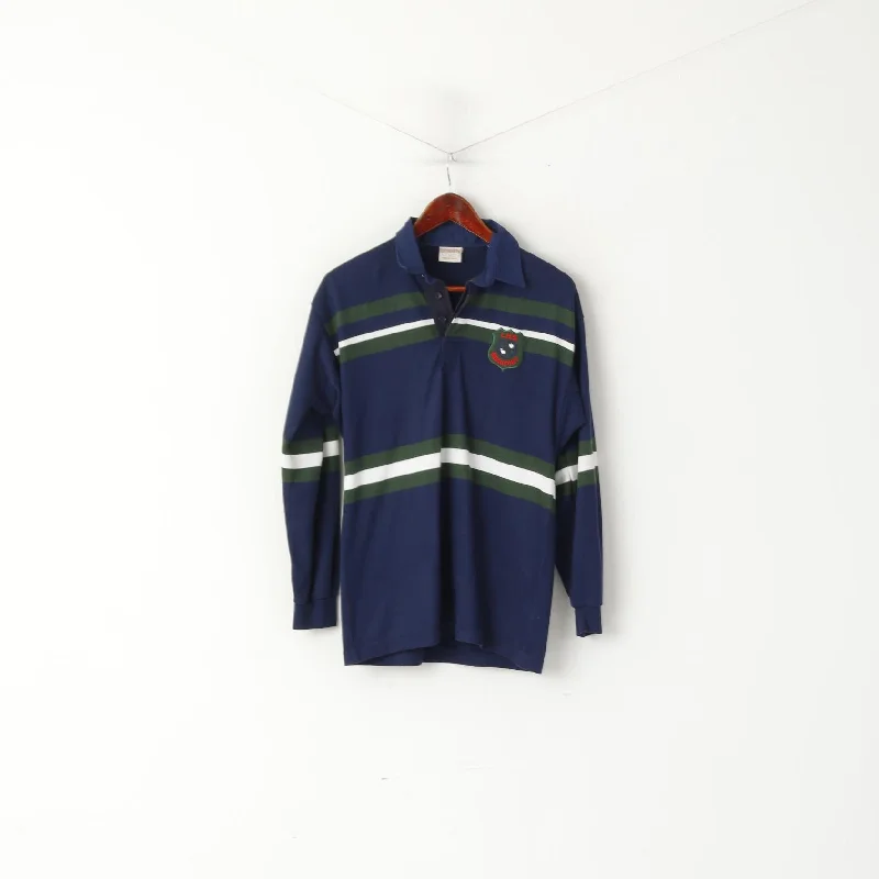 Sophisticated Edge Smart Looks Rain Jackets O' Neills Men 36" S Polo Shirt Navy L.H.S. Beaufort Striped Long Sleeve Top Sweater