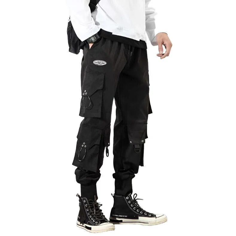 Fashionable Neutrals Lightwear Options Preppy Style Cropped Baggy Cargo Pants