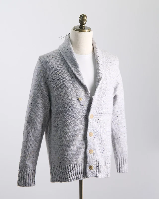 Donegal Wool Cashmere Shawl Cardigan