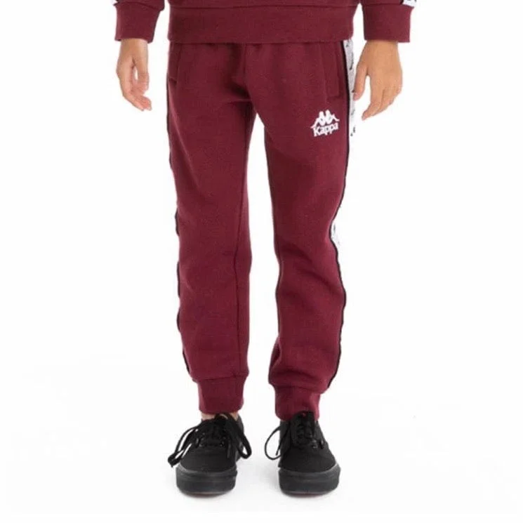 Kids Kappa 222 Banda Alanz 2 Sweatpants (Red Dahlia/White)