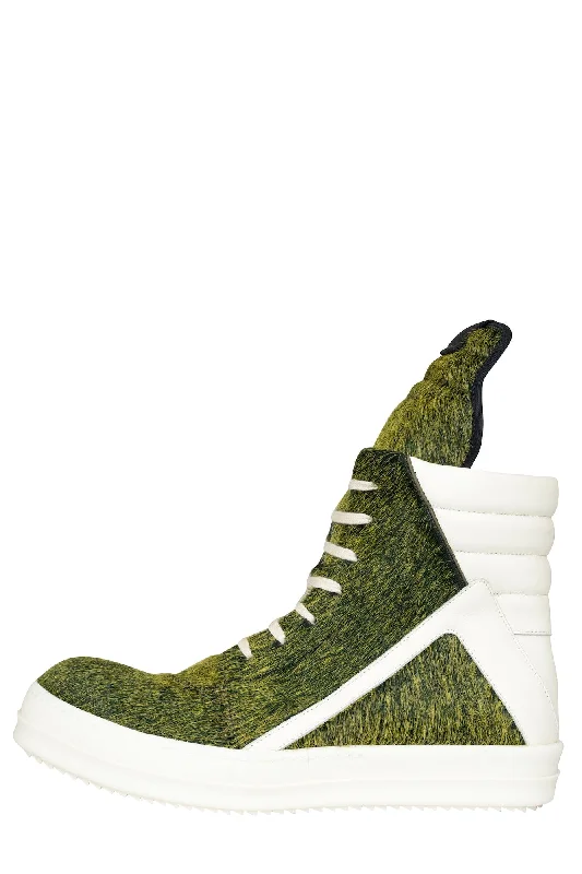 Rick Owens Mens Geobasket in Acid Melange