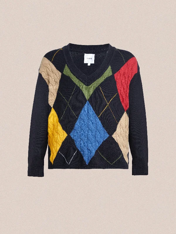 Springs Argyle Sweater