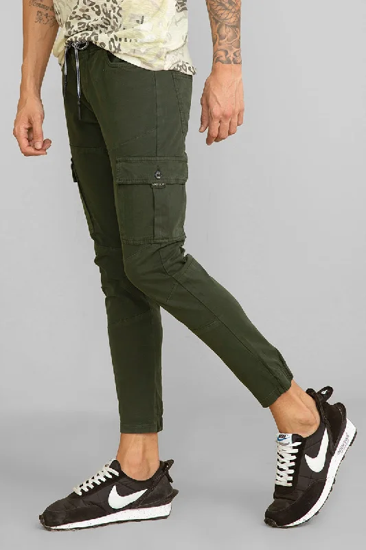 Steezy Olive Cargo Pant