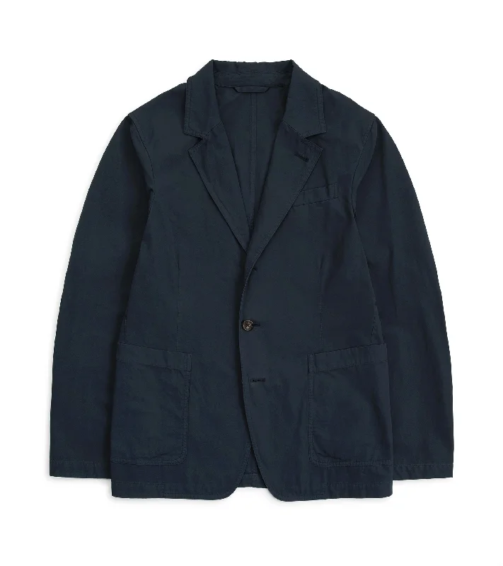 Trunk Culcross Cotton Poplin Jacket: Navy