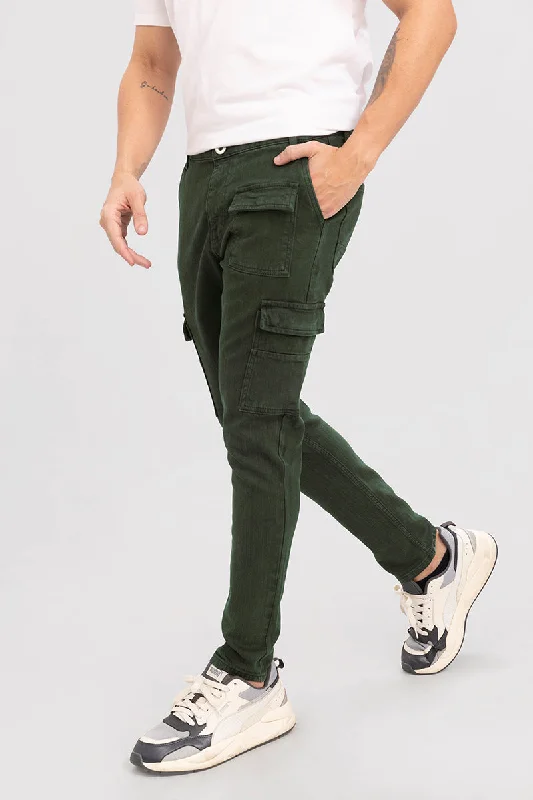 Xavie Olive Cargo Jeans