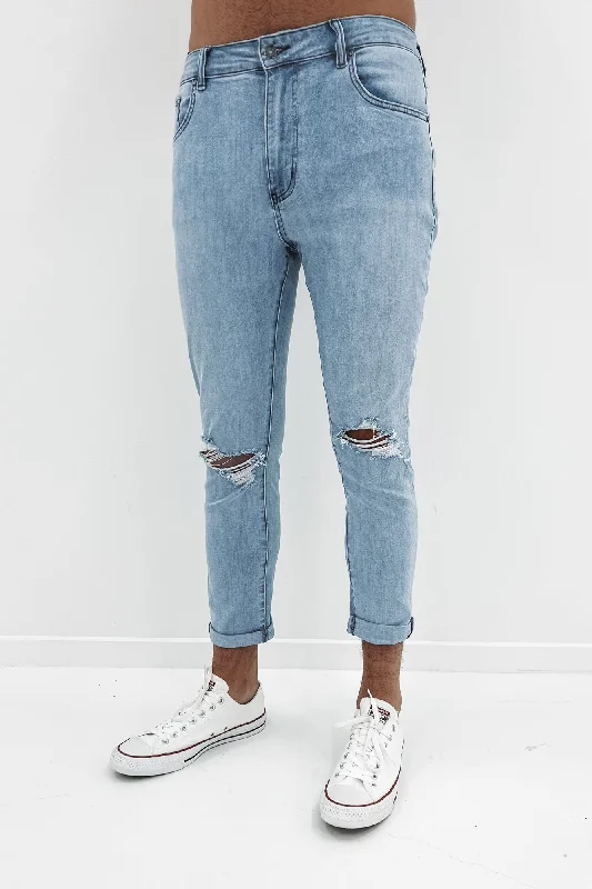 R1 Skinny Roller Jean Clearwater Blue