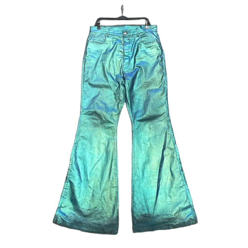 Fashionable Neutrals Rick Owens/Pants/34/BLU/Iridescent/Flare Multi Color