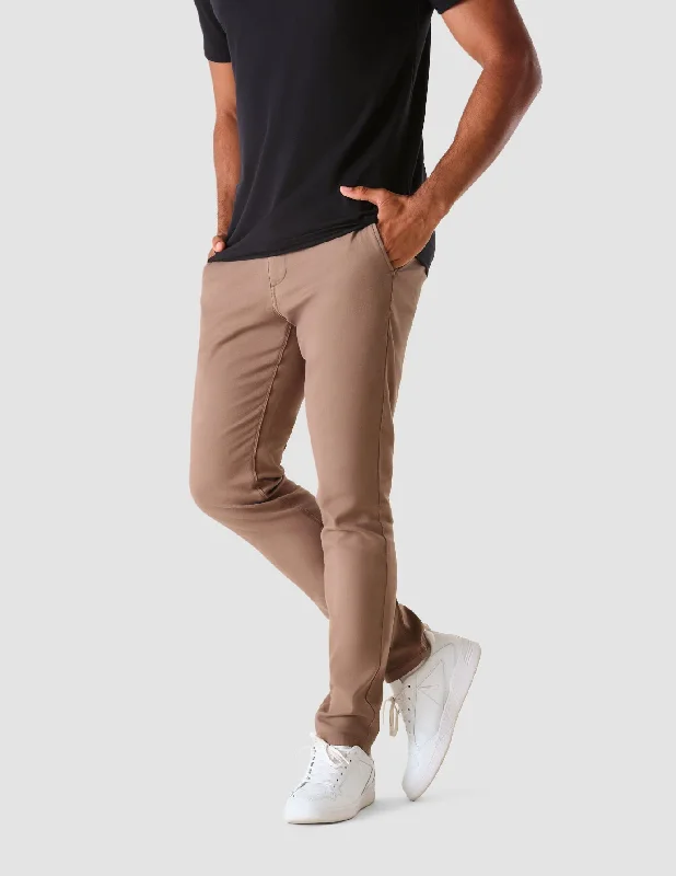 Neutral Patterns Classic Pants Regular Walnut