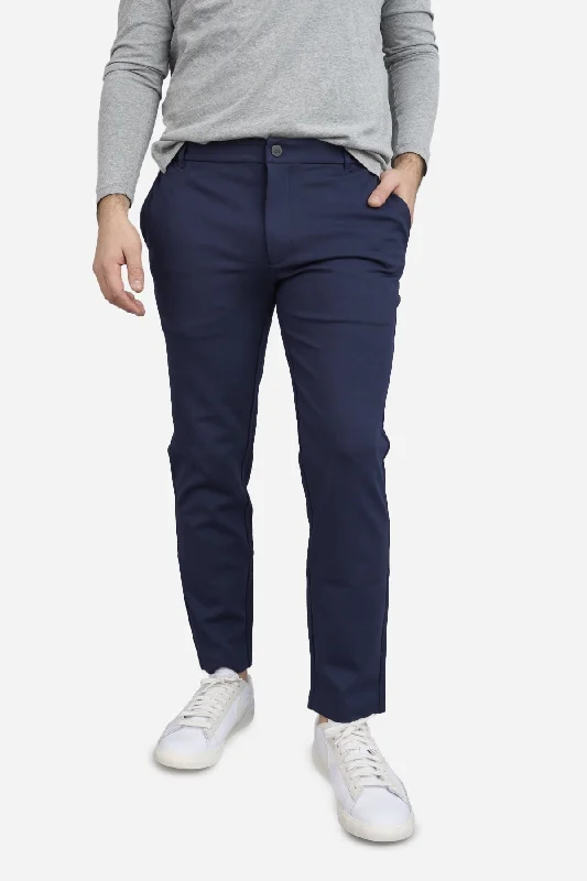 Classic Utility Mason Omni-Stretch Knit Pants Navy