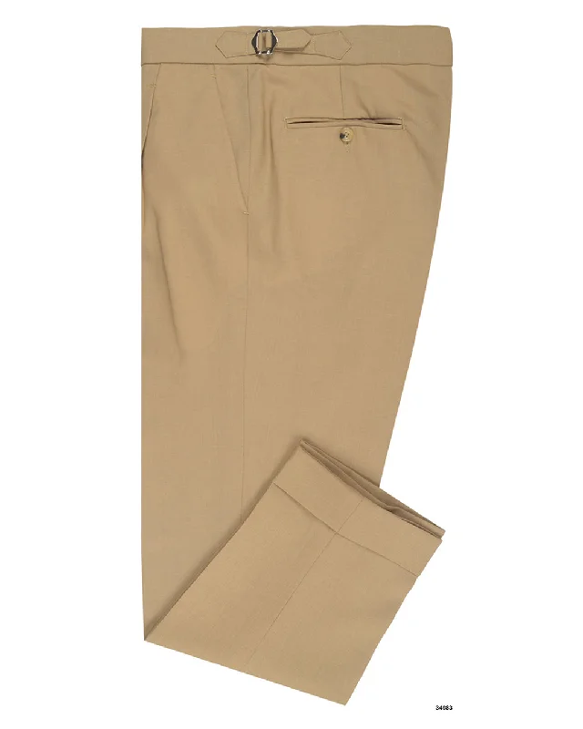 Retro Elegance Minnis Fresco Lite III Pants: Khaki