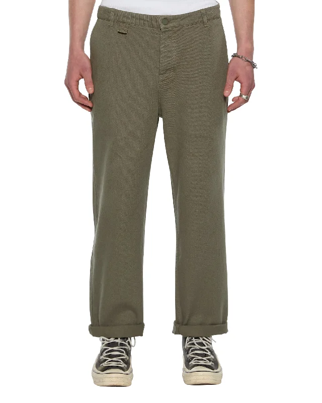 Minimal Earthy RIVAL CHINO TROUSER KHAKI