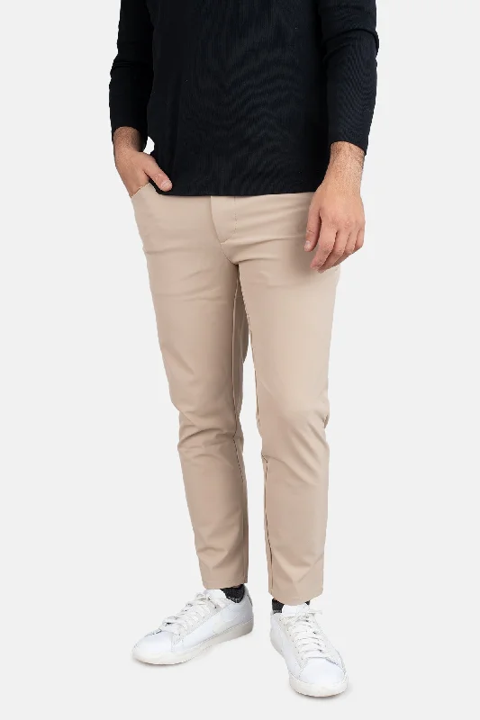 Classic Retro Super Stretch Performance Pants 5 Pocket Khaki