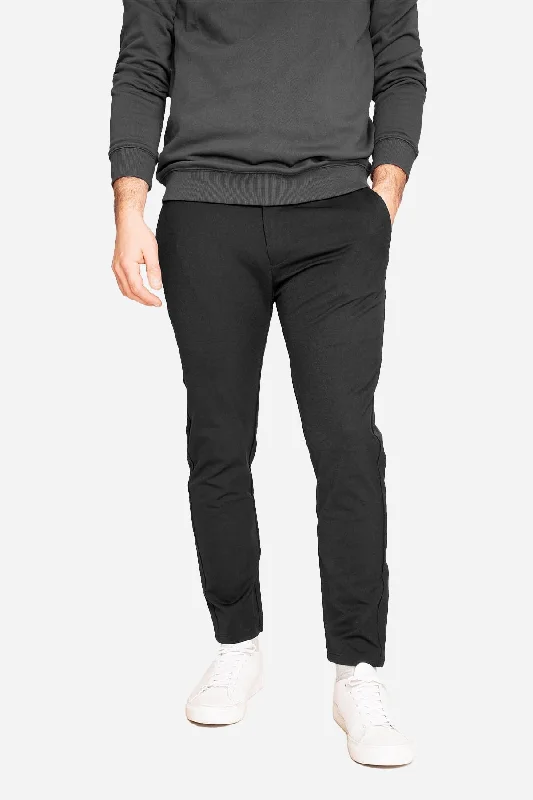 Stylish Patterns Super Stretch Performance Pants Black