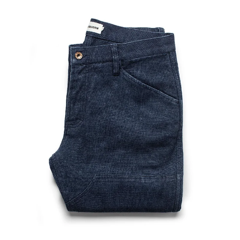 Weekend Minimalism The Chore Pant in Indigo Boss Duck