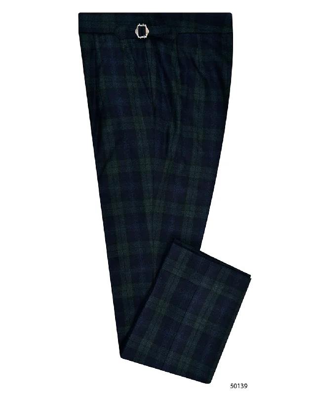 Relaxed Fashion VBC 100% Wool: Black Watch Tartan Checks